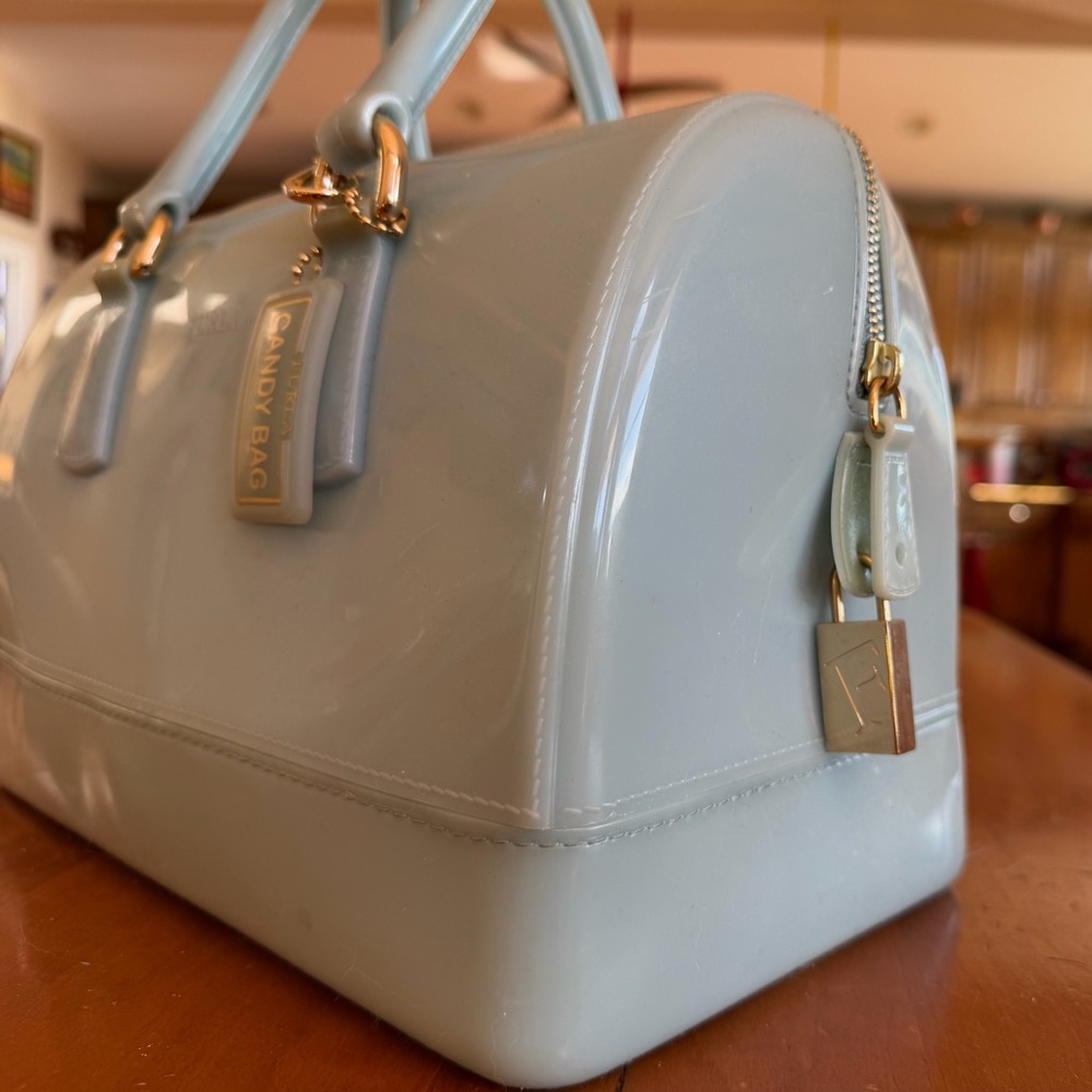 Furla Sky Blue Satchel Set - Picture 5 of 7